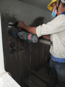 may cat san be tong rut loi